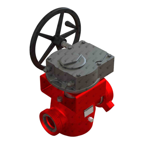 Plug Valve, Gear Op, TE, 3” 602 MxF, 6000 psi, Sour Service